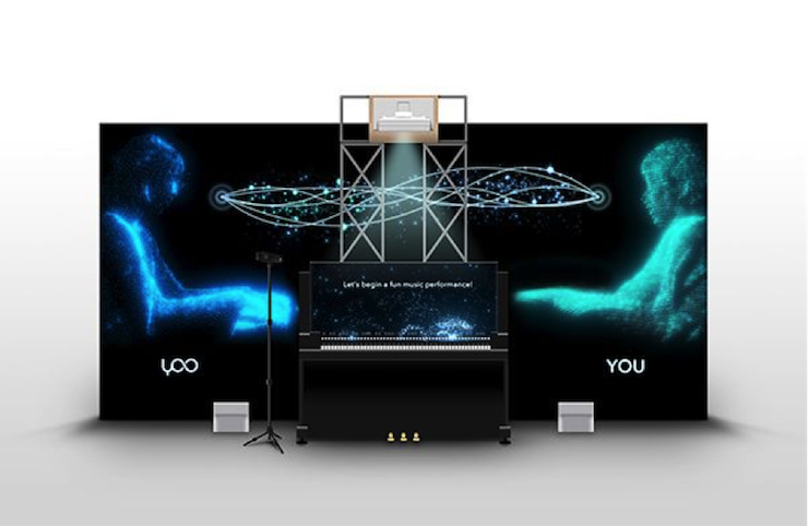 恩佐联手博报堂i-Studio展出实验性人工智能音乐装置“与YOO合奏”