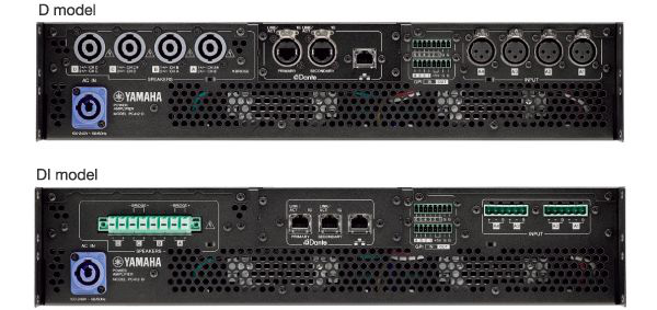 新型网络功放PC系列D/DI型号：通过集成强大的矩阵功能和Dante连接方式，提供高灵活性和可扩展性